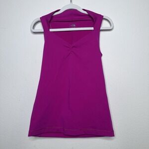 Y2K Style The North Face Purple Tank Top Vaporwick Sz S Hiking Outdoor